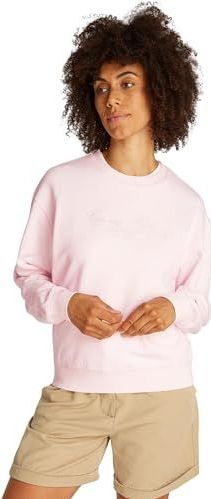 Tommy Hilfiger - WW0WW45430 - Sweatshirt - Roze - 100% Katoen