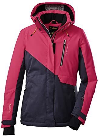 Killtec - KILAH - Ski-jack - Neon Roze - 100% Waterdicht, 10.000 mm Waterkolom, PFC-vrij