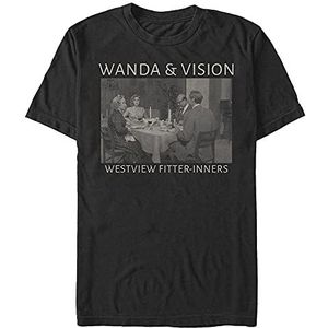 Marvel WandaVision - Fitter Inners Unisex Crew neck T-Shirt Black S