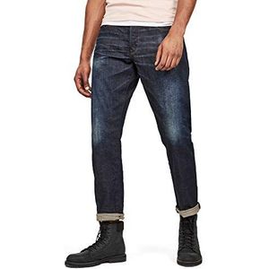 G-STAR RAW Heren 3301 Tapered C Straight Jeans, blauw (Worn in Atlas B767-b136), 28W x 30L