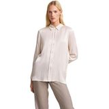 Beige Blouse - Lange Mouwen - Zonder Capuchon - Verlengd Rugpand