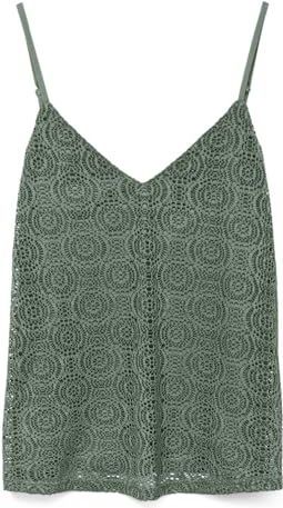 VERO MODA - VMMAYA - Top - Jade Groen - Spaghettibandjes