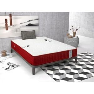 Imperial Confort Helsinki Visco-elastische grafenmatras met massage, 90 x 180 cm, dikte 25 cm, omkeerbaar