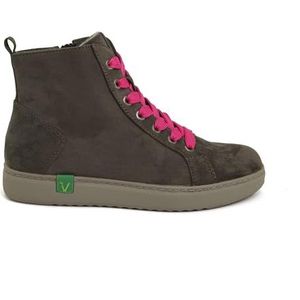 Jana Softline 8-25280-41 Comfortabele extra brede comfortabele schoen duurzame kleurblokkering veganistische enkellaarsjes, asfalt roze, 38 EU Breed
