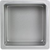 PME SQR163 vierkante bakvorm van geanodiseerd aluminium, 43,5 x 43,5 x 7,6 cm, zilver, 43,5 x 43,5 x 7,6 cm