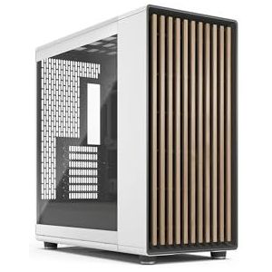 Fractal Design North XL RC Krijt Wit TG Clear - PC Case voor Reverse Connector Moederborden - Inclusief 3 x 140 mm ventilatoren - Type-C USB - RC ATX Full Tower Case
