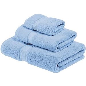 SUPERIOR - Handdoekenset, katoen, lichtblauw, 900 g, 3-delig