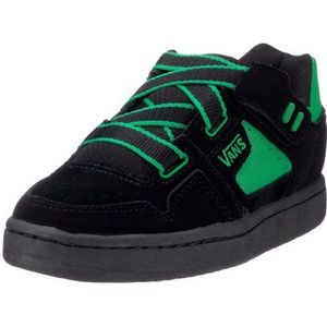 Vans Y ICON VJW7YJ7, uniseks sneakers voor kinderen, Zwart Zwart Zwart Groen, 33 EU
