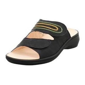 Think Camilla dames lederen voering clogs, zwart 0000, 36 EU, zwart 0000, 36 EU