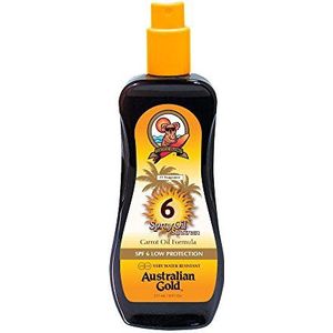 Australian Gold SUNSCREEN SPF6 spray carrot oil formula 237 ml