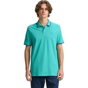 TOM TAILOR - 10950 - Poloshirt - Waterfall Green - Korte Mouwen