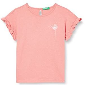 United Colors of Benetton T-shirt 3F4JG102A, koraal 37E, 62 meisjes