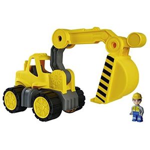 BIG 800054835 - Power-Worker graafmachine + figuur, geel