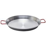 El CID Paellapan Valenciana 40 cm zwart - Gepolijst staal - Geschikt voor gasfornuizen en barbecues