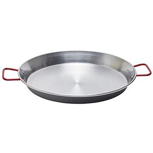 El CID Paellapan Valenciana 40 cm zwart - Gepolijst staal - Geschikt voor gasfornuizen en barbecues