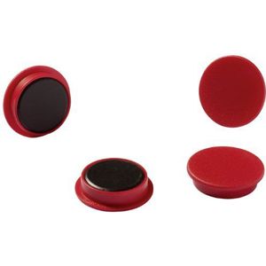Durable 475303 magneten, industriële verpakking, 32 mm, 720p, rood, 20 st.