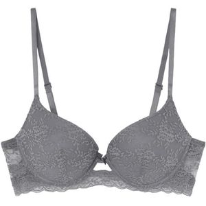 Women'Secret Push-up beha, middengrijs, 100B, Grijs, 100B