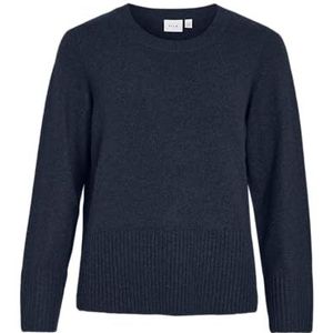 Viprimia L/S O-Neck Knit Top/TES, navy blazer, M