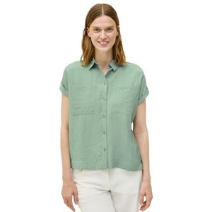 CECIL - Korte Overhemdblouse - Blauw - Zachte Stof