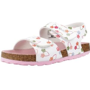 KICKERS Jongens, uniseks, kinderen SUMMERKRO sandalen, kersenwit, 28 EU, kersenwit, 28 EU