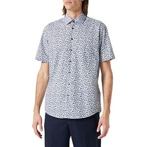Seidensticker Men's Regular Fit Shirt met korte mouwen, beige, 38, beige, 38