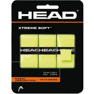 HEAD Xtreme Soft gele 3er overgrip, One Size