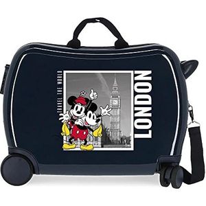 Disney Mickey & Minnie Travel The World Kinderkoffer, eenheidsmaat, Londen, Eén maat, Koffer voor kinderen