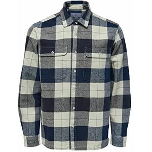 ONLY & SONS T-shirt voor heren, navy, M