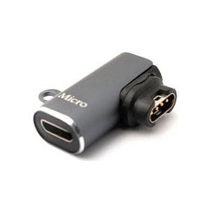 System-S USB 2.0 Adapter Micro B bus naar stekker voor Garmin Smartwatch hoek