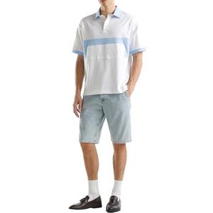 United Colors of Benetton Herenshorts, Blauw, 50 NL