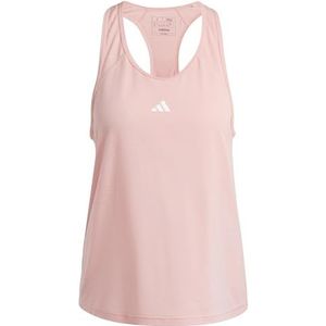 adidas Dames Train Essentials Minimal Branding Racerback Tank Top, semi pink spark, XXS