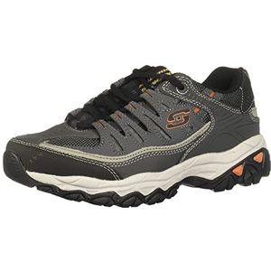 Skechers Heren Afterburn Mafterburn M. Fitafterburn M. Fitafterburn M; Fitafterburn M; Fit Mocassin, antraciet, 49.5 EU X-breed