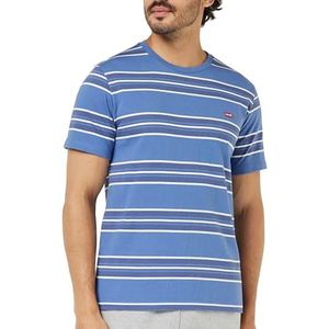 Levi's T-Shirt heren Ss Original Housemark Tee , Surfboard Stripe Coastal Fjord , XL