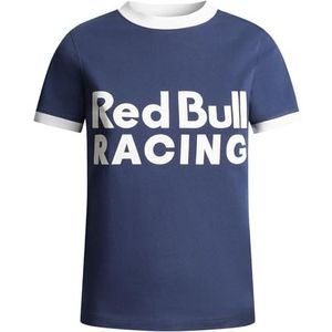 Red Bull Racing X Pepe Jeans T-shirt met contrasterend logo voor dames, blauw (Eton Blue), XL, Blauw (Eton Blue), XL
