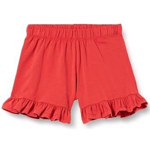 Müsli by Green Cotton Cozy Me Frill Shorts voor meisjes, Apple red., 128 cm