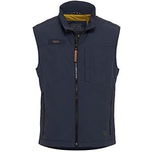 camel active Heren 460640/1O15 vest, Night Blue, 52, nachtblauw, 52