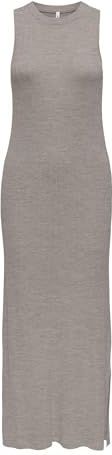 ONLY - ONLTARA - Gebreide Jurk - Grijs Gemêleerd