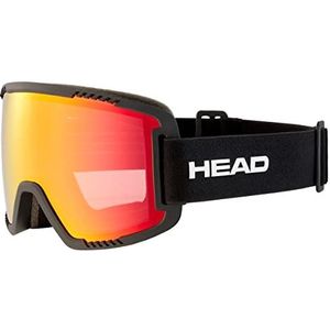 HEAD Unisex's CONTEX Skibril, rood/zwart, One Size