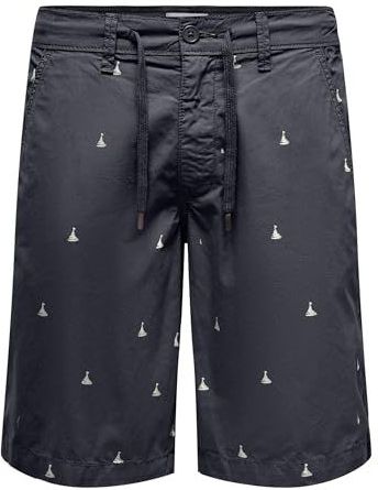 ONLY & SONS - Korte Broeken - Heren - Groen - Katoen