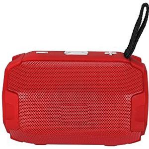 Oplaadbare draadloze bluetooth-luidspreker, draagbare stereo bluetooth-luidspreker, draadloze dual pairing buitenluidspreker voor thuis feest (rood)