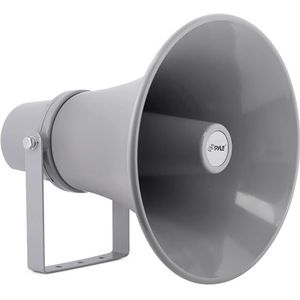 Pyle PA Luidspreker voor Binnen/Buiten – 11” Compacte Speaker, 30W, 400Hz–5KHz, 8 Ohm, 70V Transformator, met Montagesteun – Voor 70V Audiosysteem – Grijs
