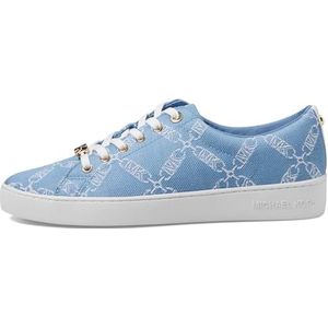 MICHAEL KORS Keaton Lace UP, damessneakers, 41 EU, Blauw Haze Mlt, 41 EU