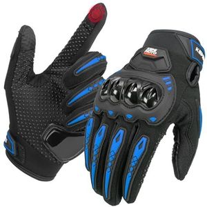 KEMIMOTO Motorhandschoenen voor dames en heren, motorhandschoenen met 2 vingers, touchscreen voor motorcross, MTB-rijden, racen, klimmen enz