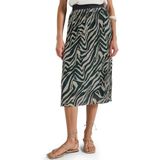 Street One - Plooirok - Groen - Dames - Grafisch Patroon