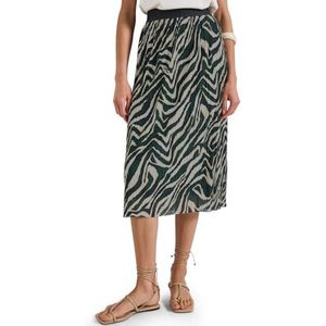 Street One - Plooirok - Groen - Dames - Grafisch Patroon