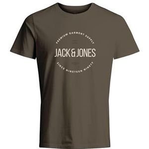 Jack & Jones Jprblaaston Ss Tee Crew Neck FST, Sea Turtle, S