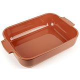 Peugeot Appolia rechthoekige ovenschaal 32cm terracotta