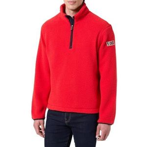 Napapijri Treser Half-Zip Kraag Fleece Red, Rood, S