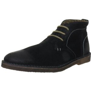 JACK & JONES PREMIUM Heren JJ Navy PRM Desert Boots, zwart, 44 EU