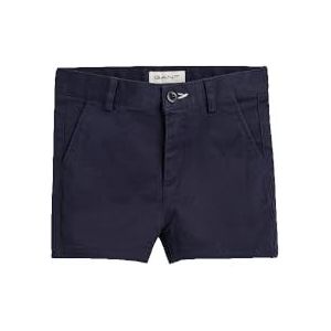 GANT Uniseks baby chino klassieke shorts, marineblauw, 80